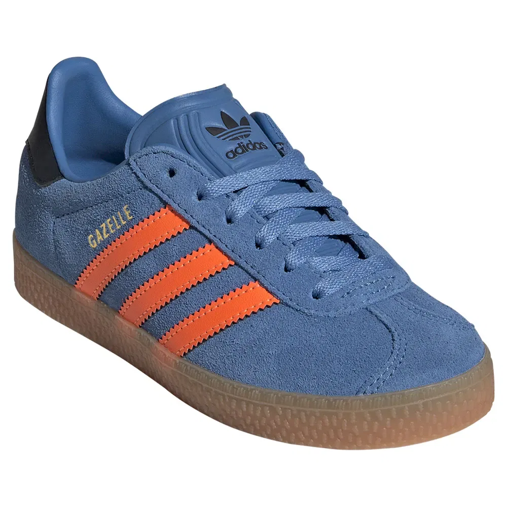Кроссовки Gazelle Adidas Originals, синий — фото 4