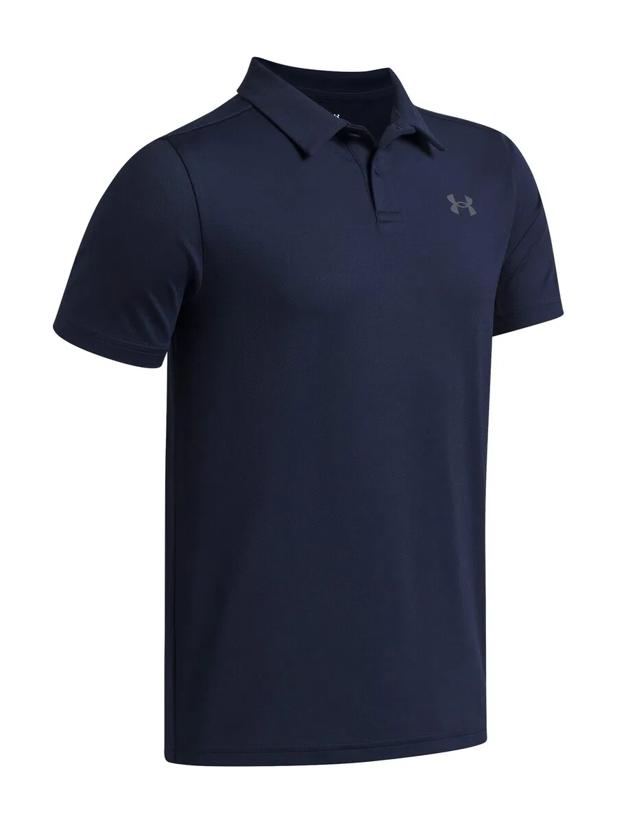 Спортивная футболка UNDER ARMOUR Performance Shirt 'Matchplay' темно-синего цвета — фото 4