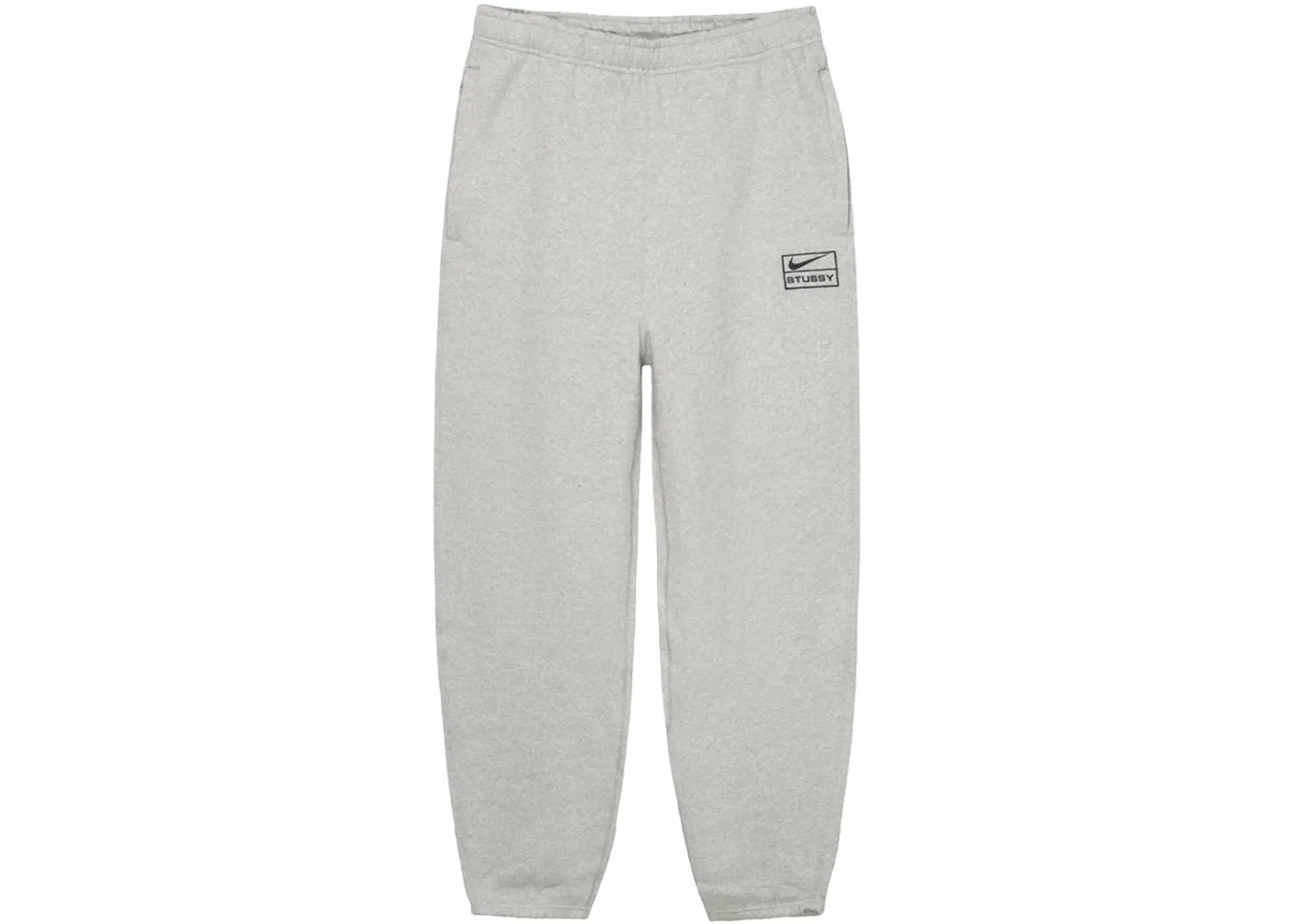 Детские спортивные штаны из футера Nike x Stussy NRG BR Fleece Sweatpants (Asia Sizing FW23), Grey Heather
