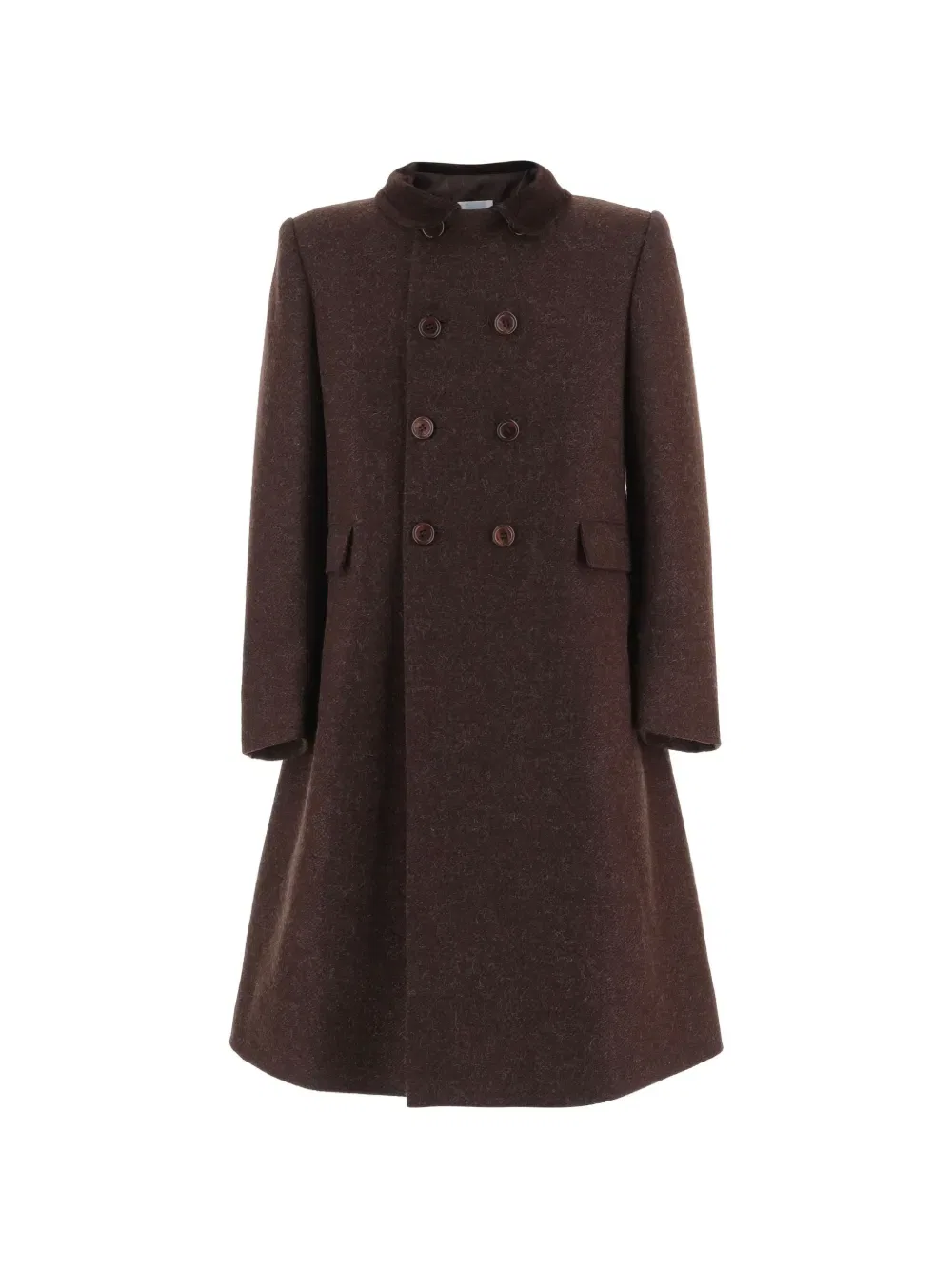 Пальто шерстяное Friki, коричневый
