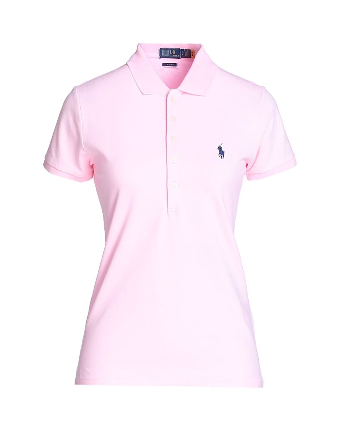 

Футболка-поло Polo Ralph Lauren Slim Fit Stretch, светло-розовый