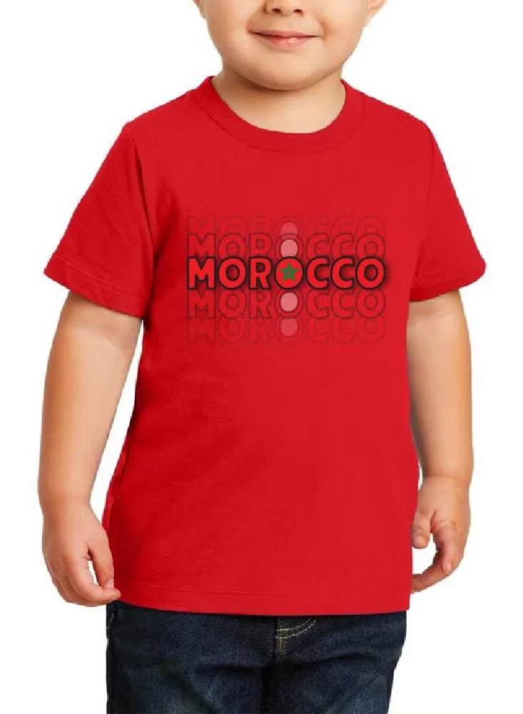 Футболка с принтом Morocco Printshop4Me, красный