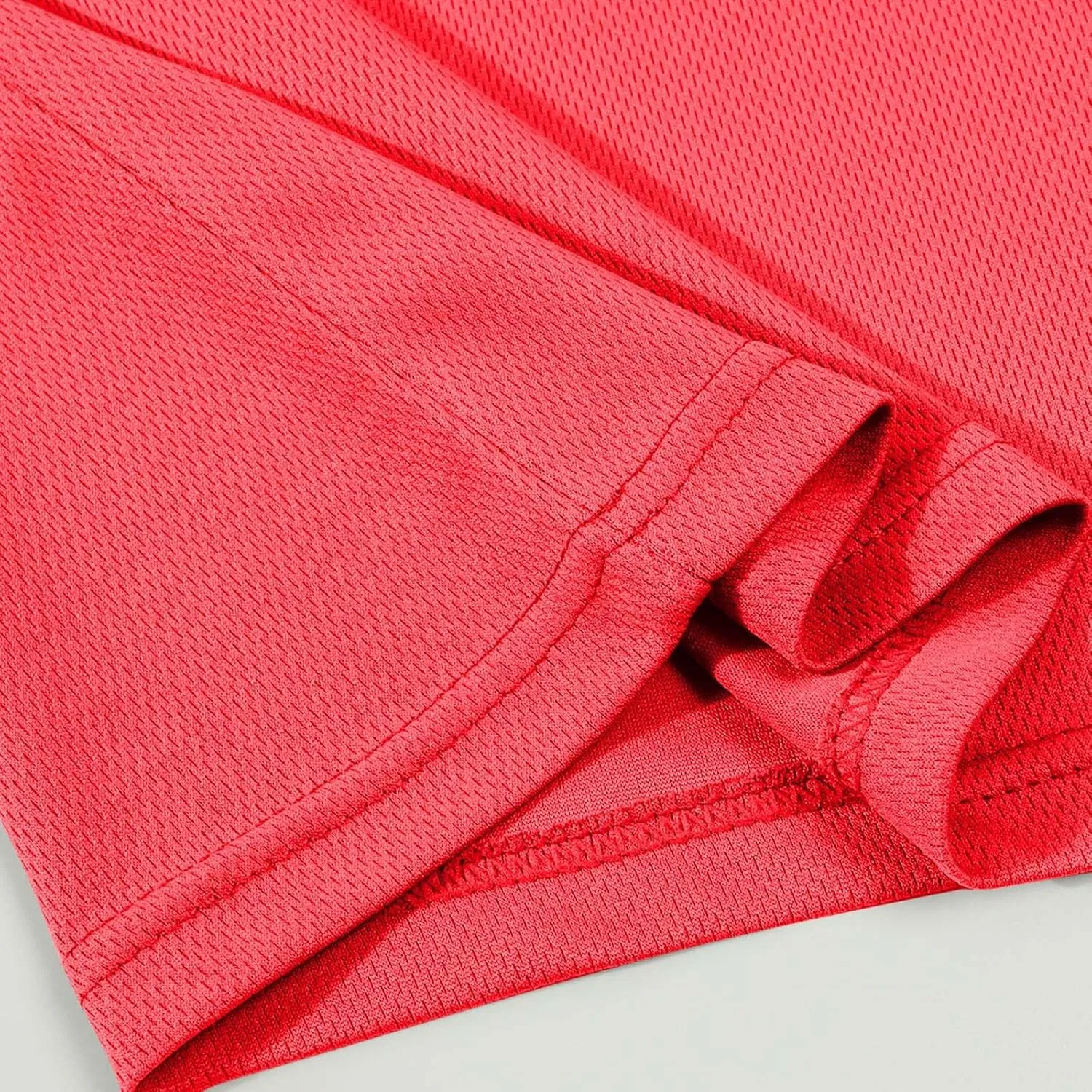 Мужская футболка с круглым вырезом Generic, Red — фото 4
