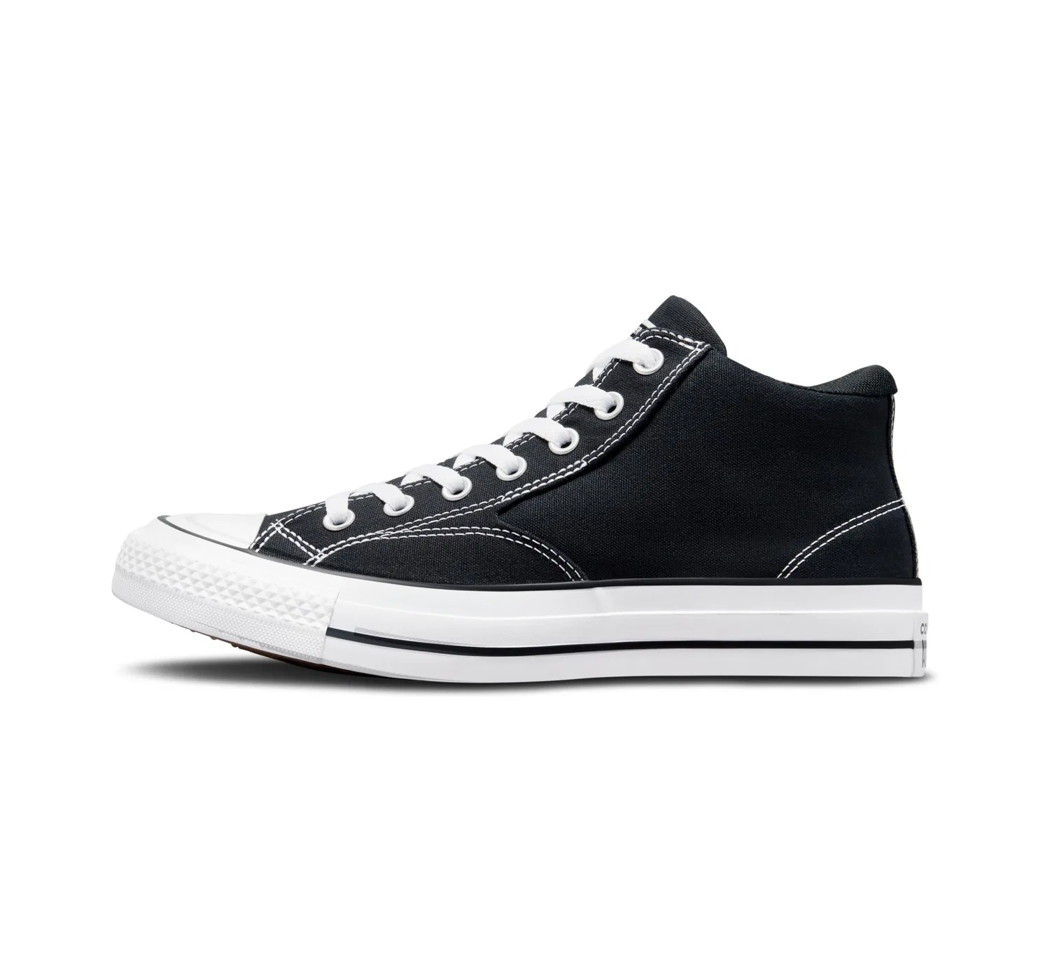 Детские кеды для мальчиков с принтом Chuck Taylor All Star Eva Lift Canvas Platform Converse, Black White Black — фото 2