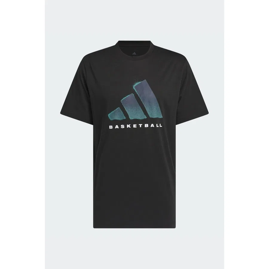 Футболка с принтом Performance Basketball Graphic adidas, Черный — фото 4
