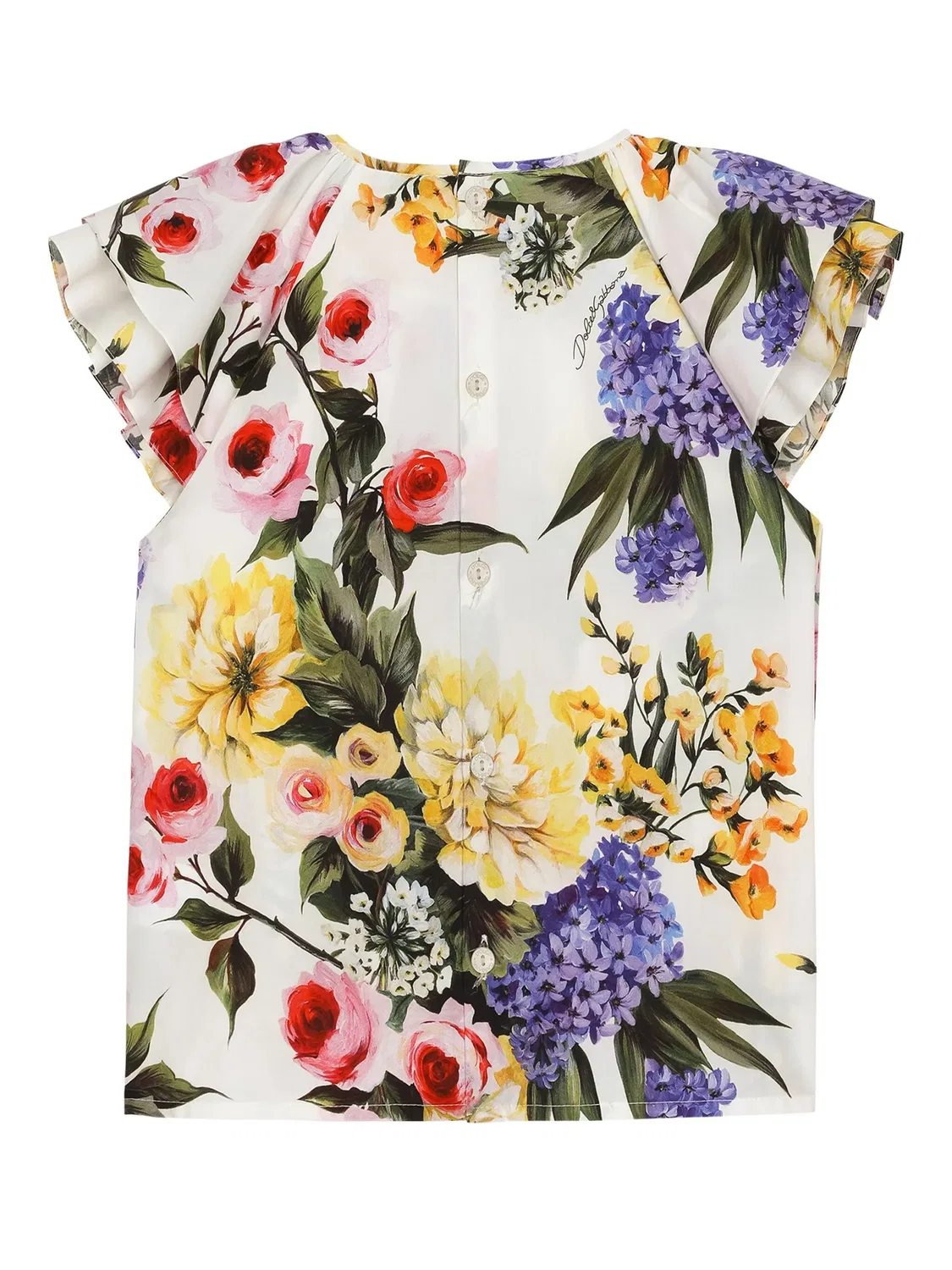 Блузка с принтом Giardino Dolce & Gabbana, белый — фото 2