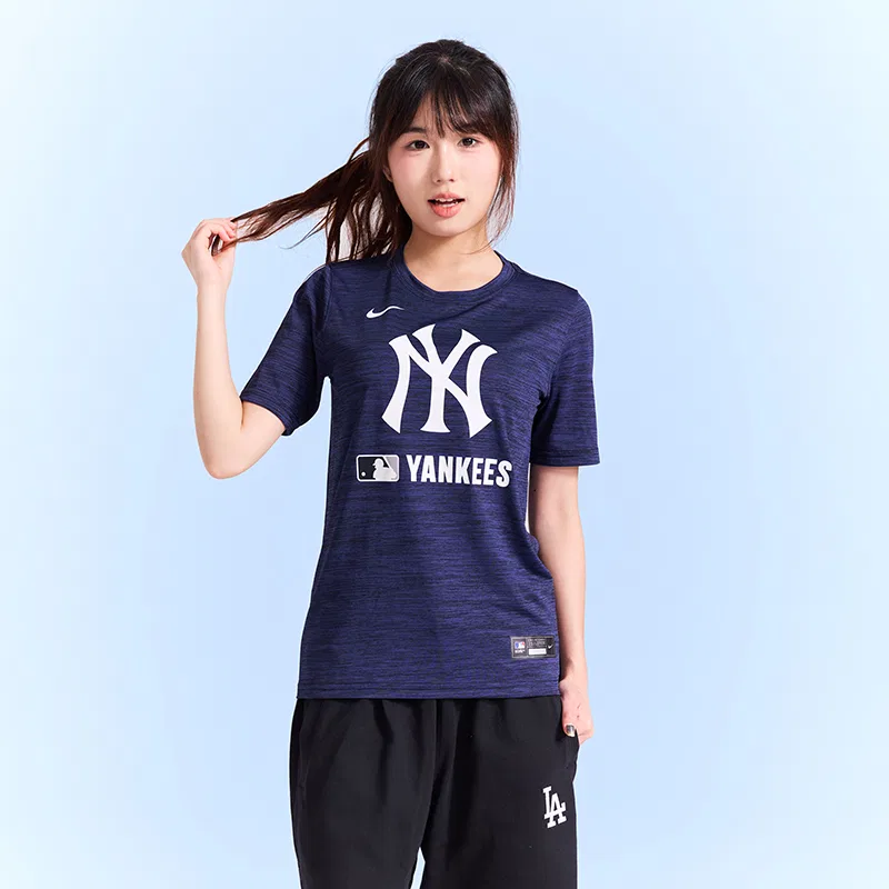Детская футболка Nike New York Yankees Navy Blue — фото 4