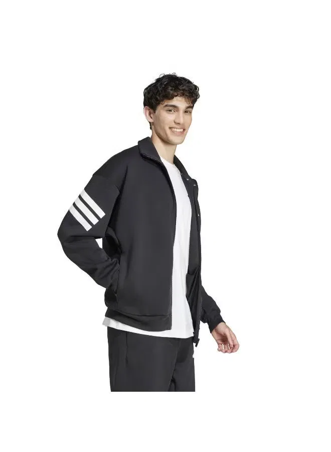 Куртка спортивная с длинным рукавом Future Icons Adidas, черный — фото 4