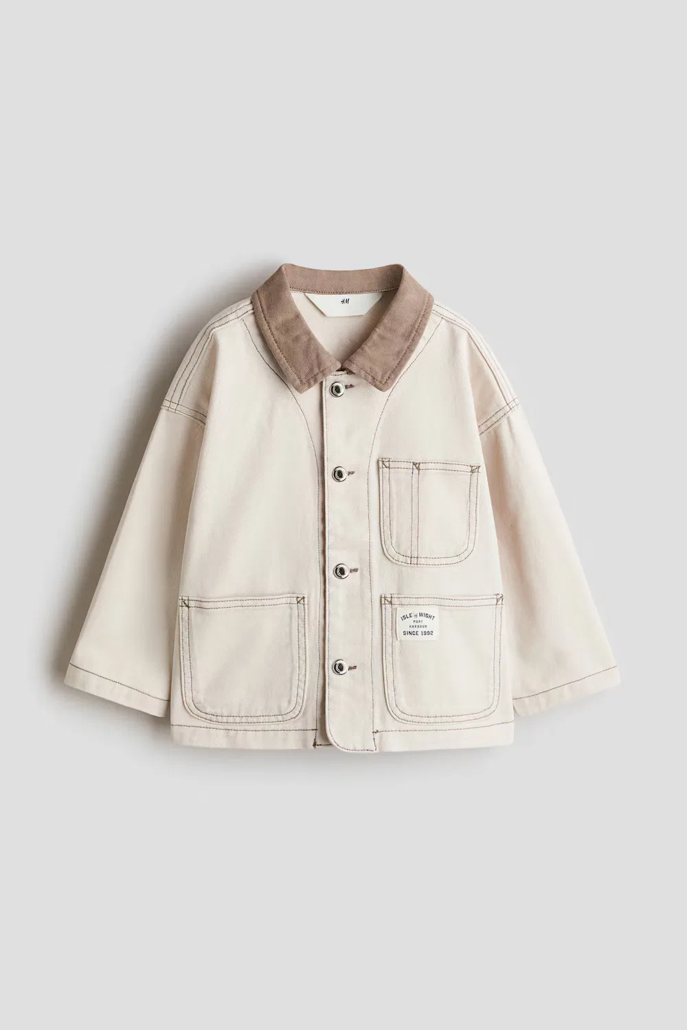 Рабочая куртка из саржи H&M, Hellbeige