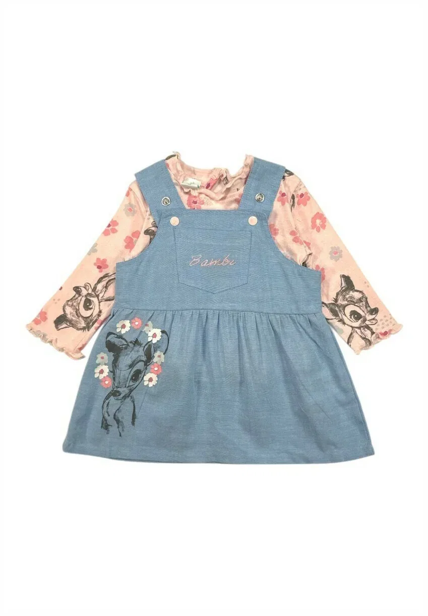 Imprimé bambi - dungarees Disney, Rose