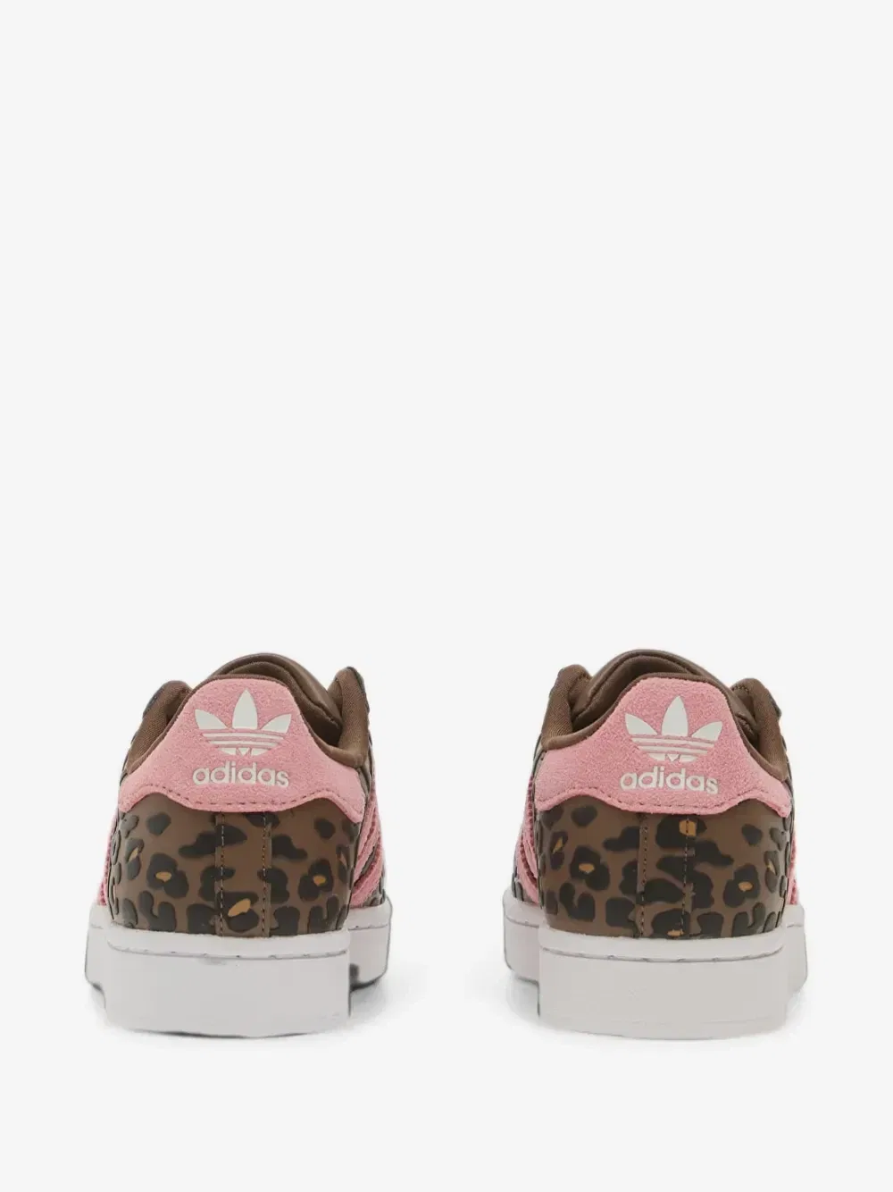Кроссовки Superstar II с леопардовым принтом adidas Originals Kids, коричневый — фото 4