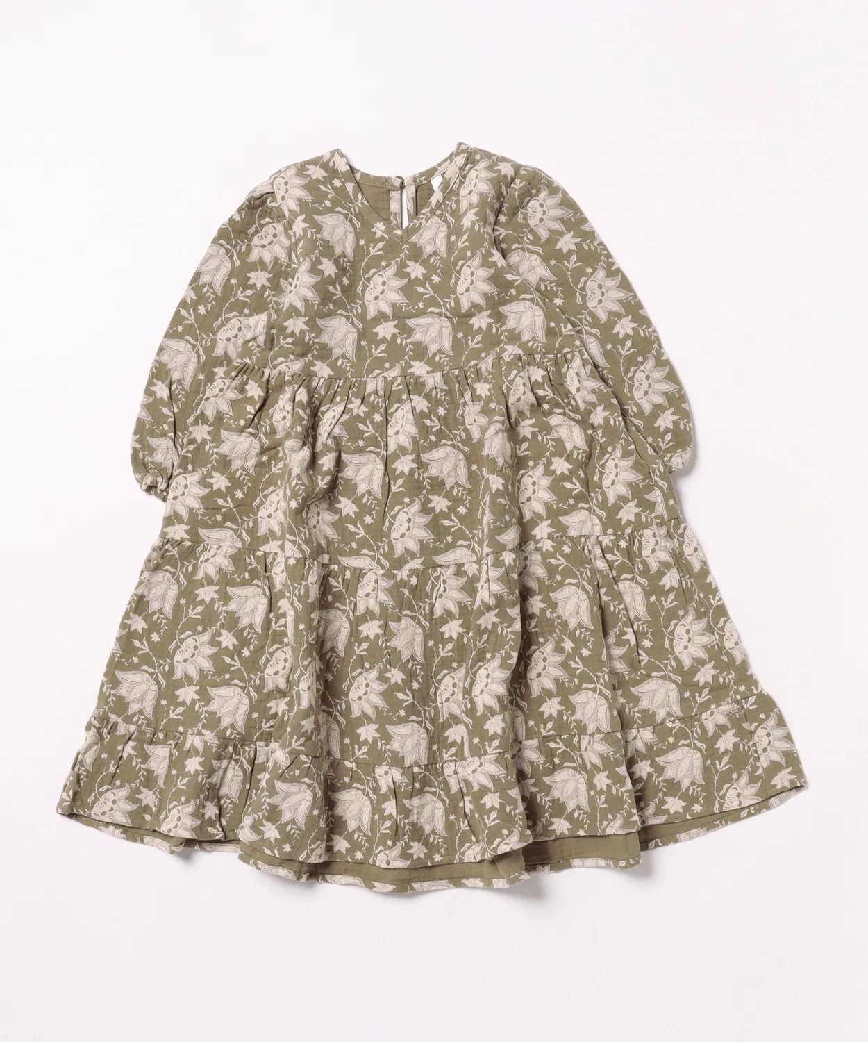 Детское платье для девочек с воланами на рукавах GILLIAN DRESS Rylee + Cru, Green