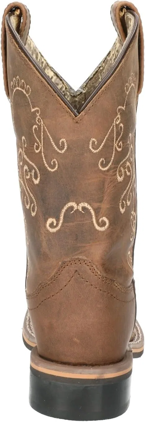 Детские сапоги в стиле вестерн Marilyn Smoky Mountain Boots, Brown Waxed Distress — фото 3