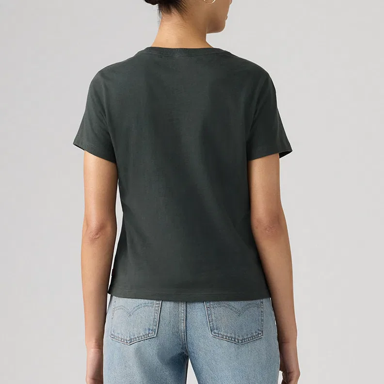 Женская футболка с круглым вырезом Washed Black Levis, Washed Black — фото 4
