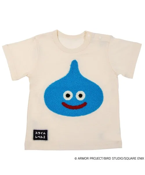 Детская футболка с принтом Slime Dragon Quest Baby & Kids, Серый — фото 2