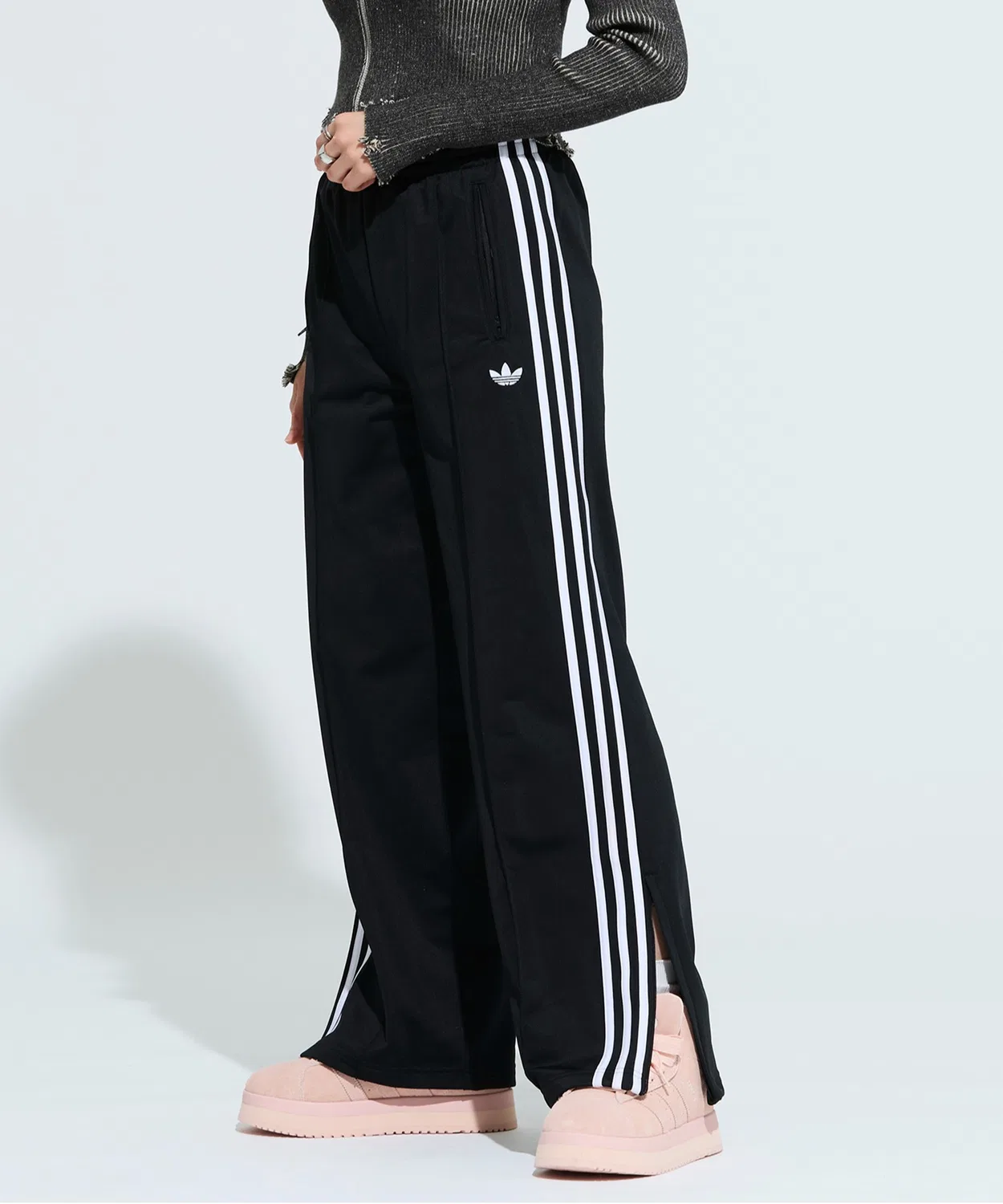 Женские спортивные штаны свободного кроя Firebird Loose Track Pants Adidas, Черный