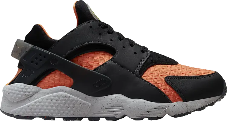 

Кроссовки Nike Air Huarache Crater Premium 'Black Atomic Orange', черный