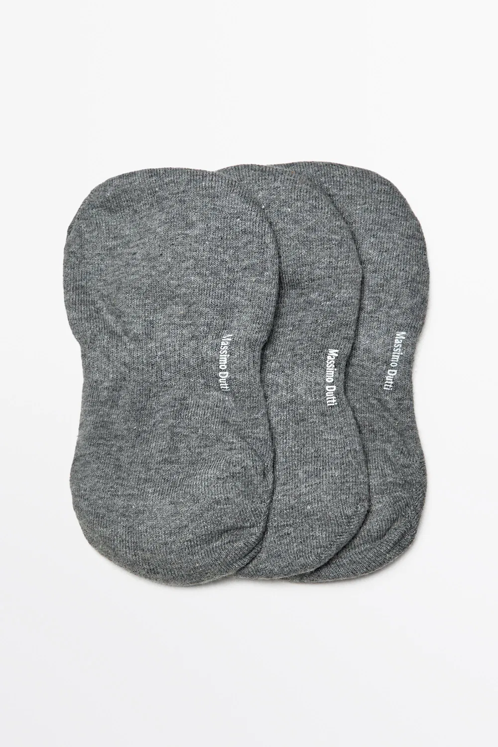 Носки Massimo Dutti, набор из трех пар, базовые, charcoal