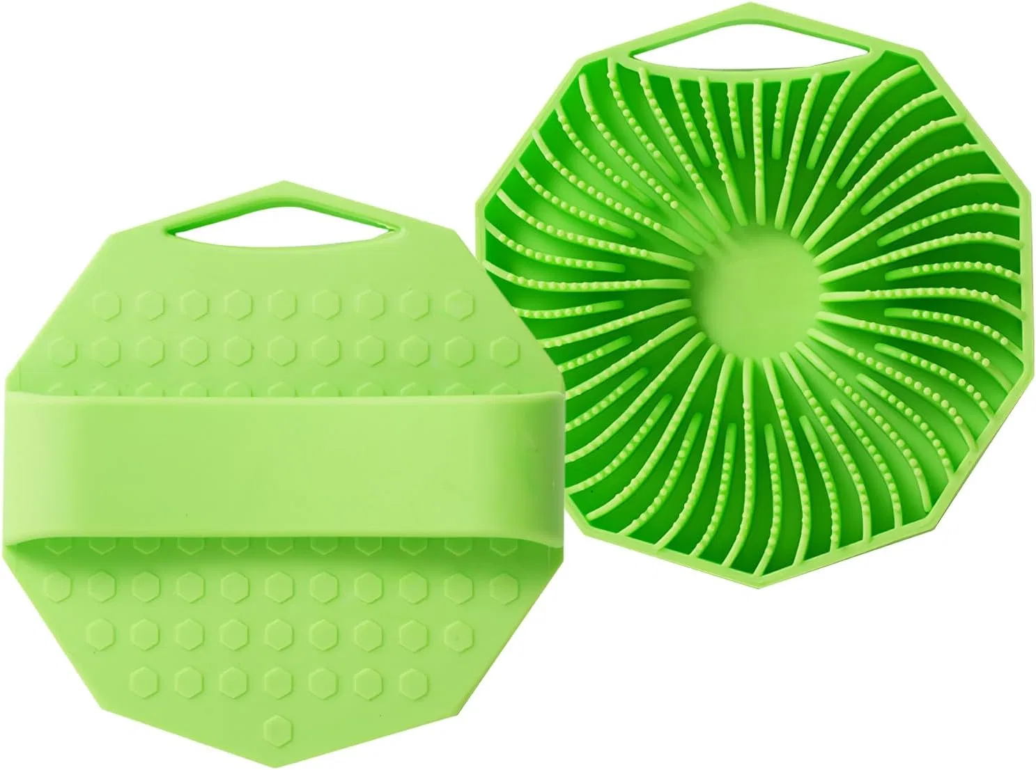 Скраб для тела из силикона Zuasdvnk, 2 шт, 10 см, Green