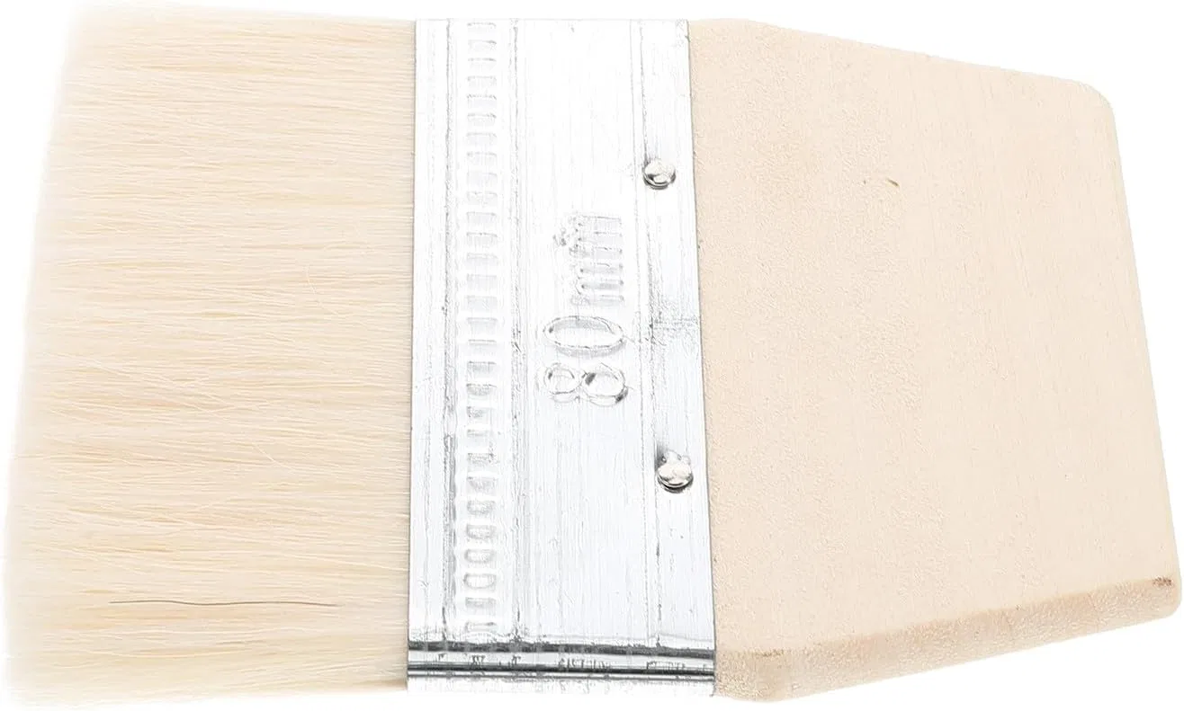 Щетка для пляжа с мягкой щетиной и деревянной ручкой SKISUNO, 10,1x7,5x0,6 см
