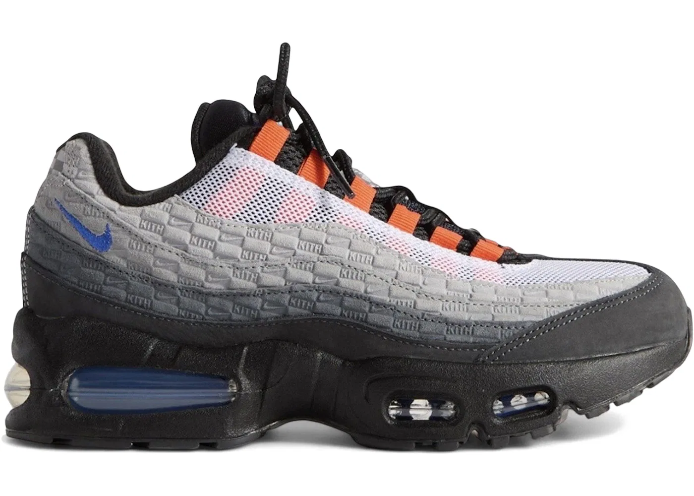 Детские кроссовки Lifestyle Nike Air Max 95, Anthracite/Dark Grey/Cool Grey/Stadium Grey/Team Orange/Game Royal