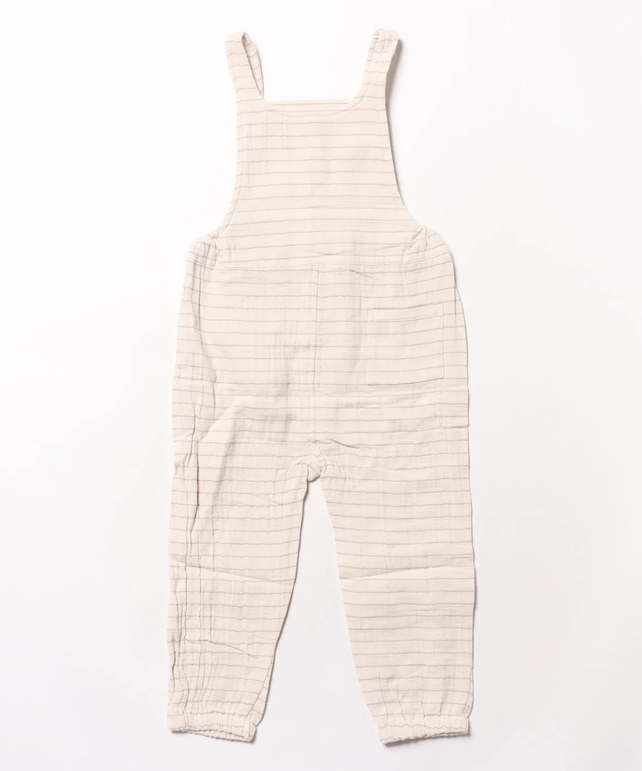Детский комбинезон с регулируемыми бретелями Vintage Stripe Quincy Mae, Ivory — фото 2