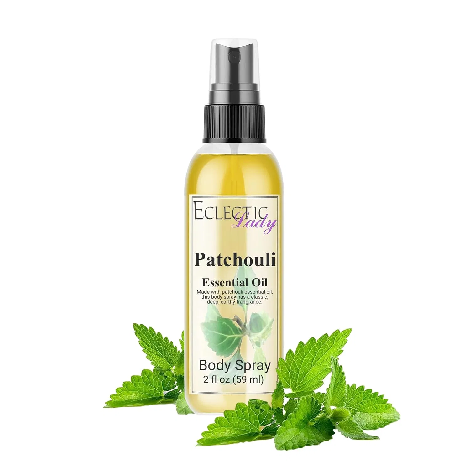 Спрей для тела Patchouli Essential Oil, Eclectic Lady, 59,1 мл