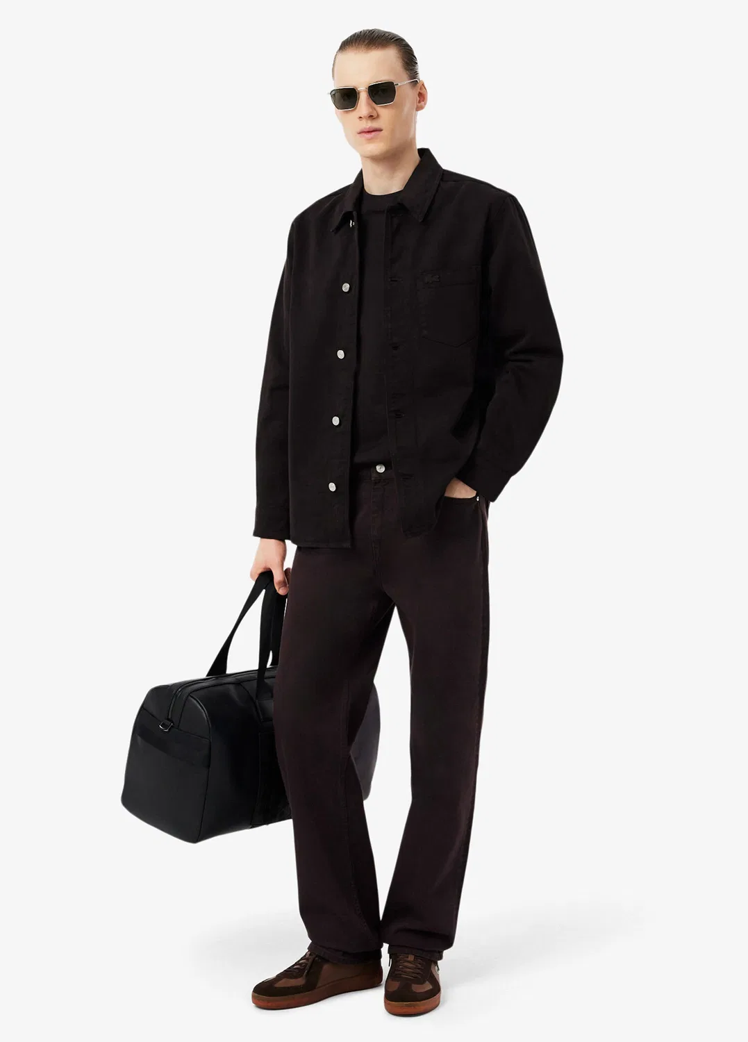 Джинсы Straight Fit Lacoste, коричневый — фото 4