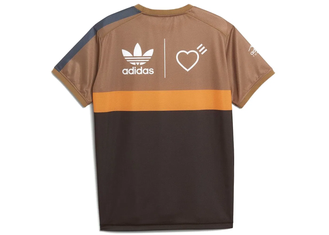 Мужская футболка с принтом Adidas x Human Made Tee, Brown — фото 2