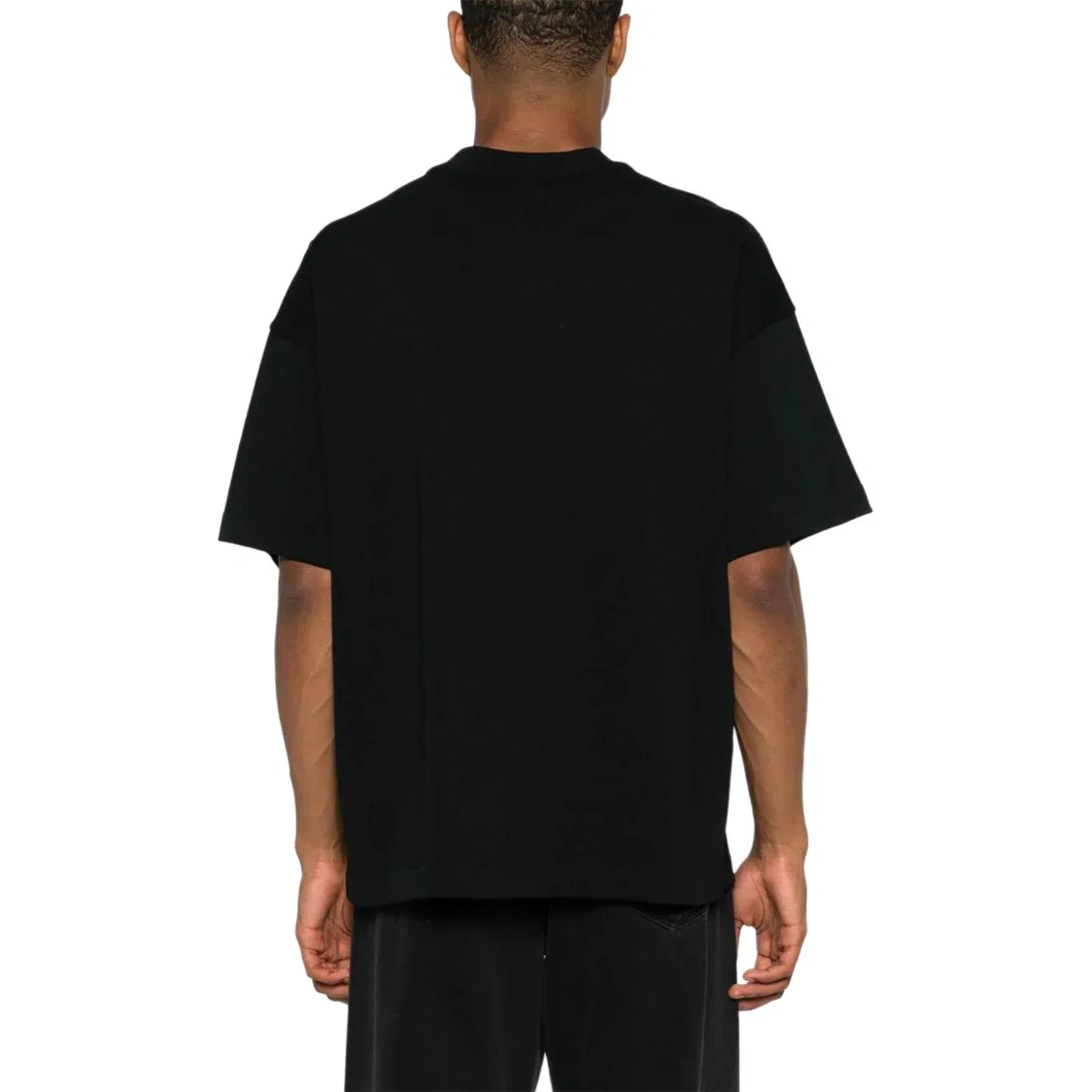 Мужская футболка Black EMPORIO ARMANI — фото 4