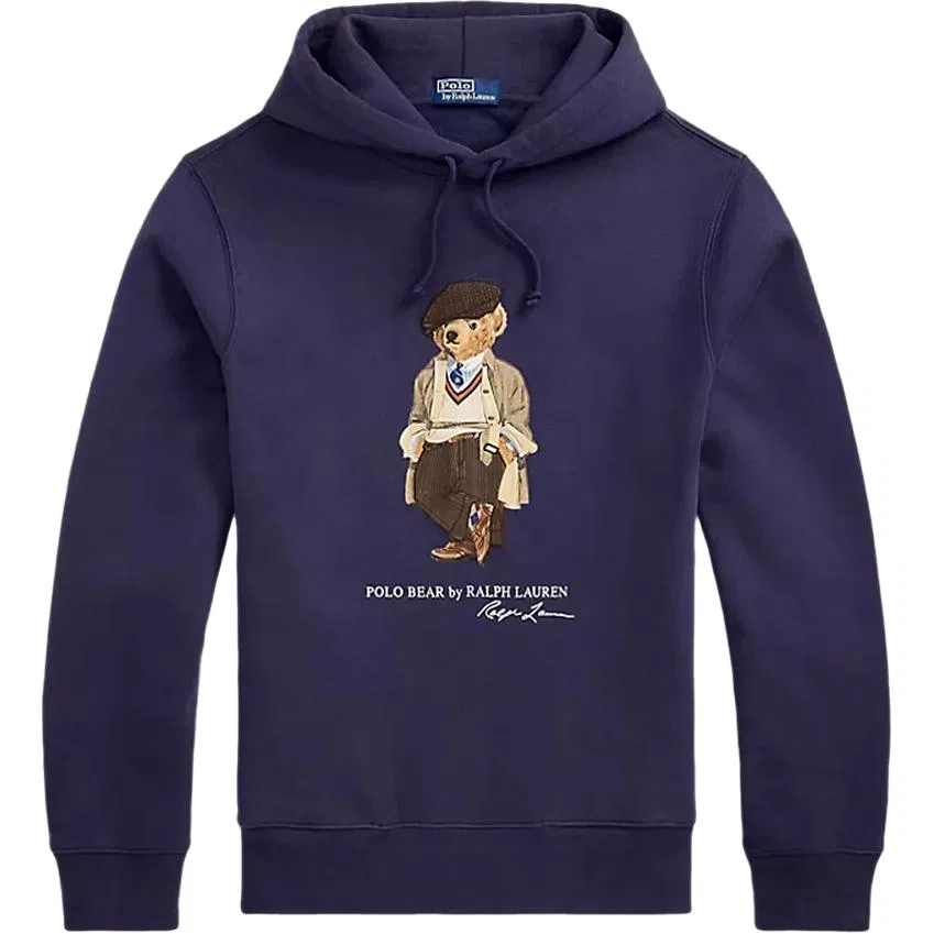 Мужской худи с вышивкой Polo Ralph Lauren, Blue