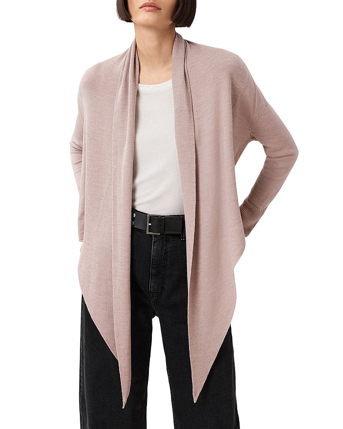 

Кардиган Wasson Pirate из шерсти ALLSAINTS, красный