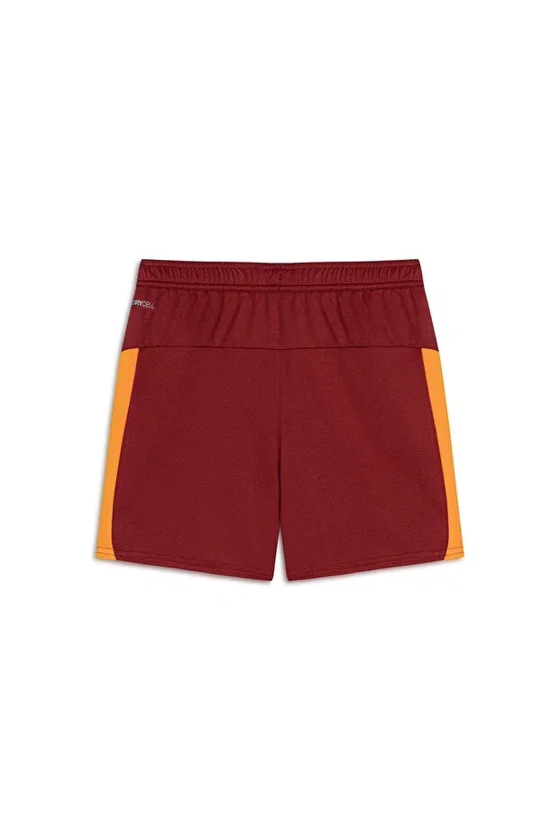 Детские шорты для девочек спортивные Galatasaray puma 2025/2026 kids home turf shorts 77982401 Gsstore, Yellow Red — фото 2