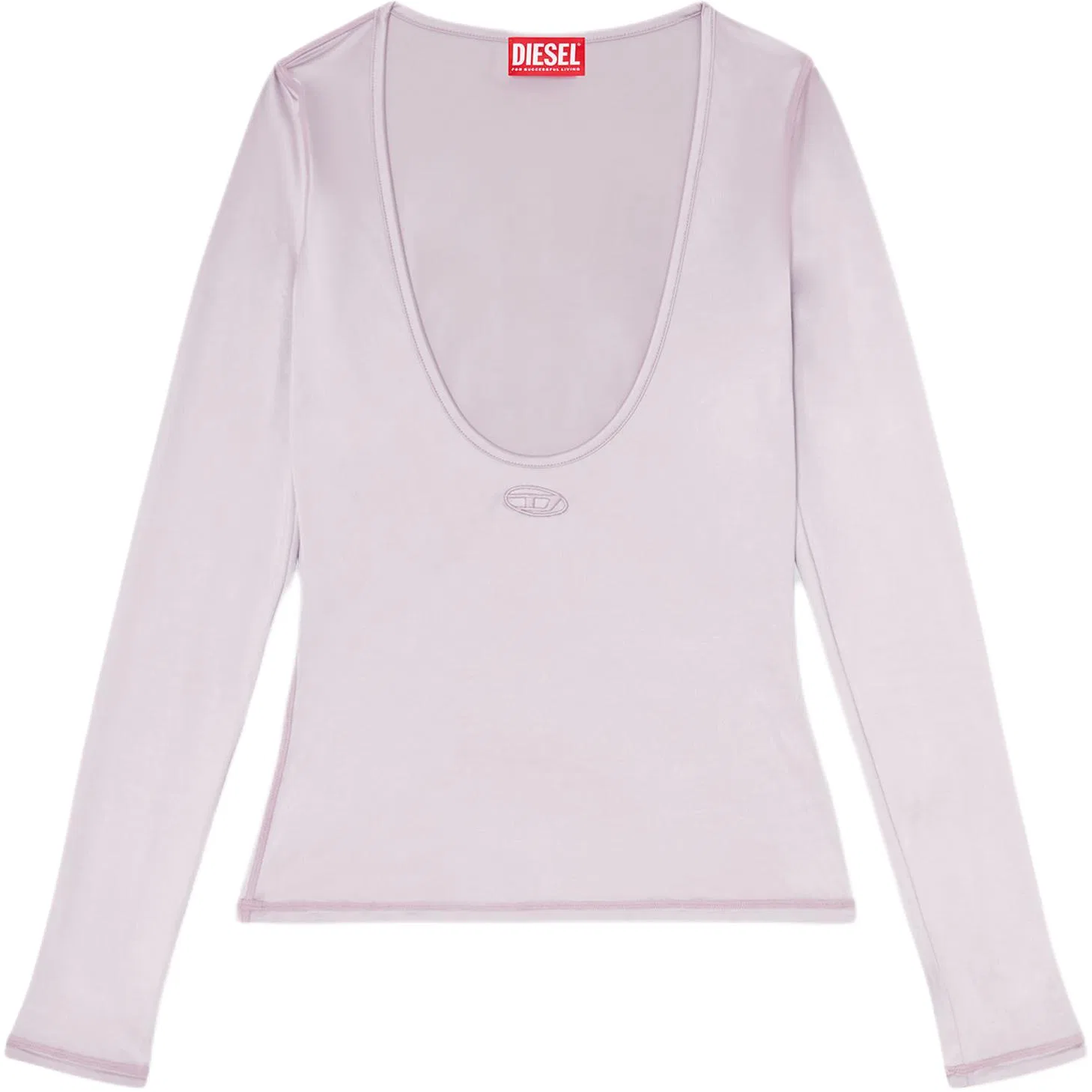 Женская футболка с коротким рукавом DIESEL, Light Purple