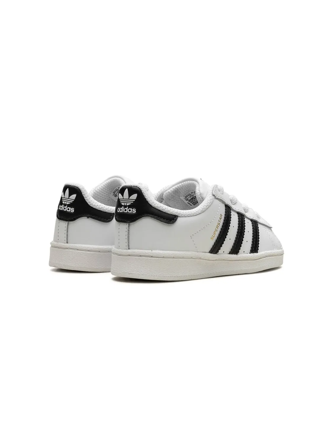 Низкие кеды Superstar Adidas, белый — фото 4