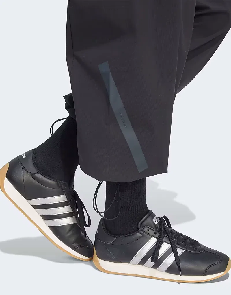 Брюки Adidas Performance Adidas ZNE из тканого материала, черный — фото 4