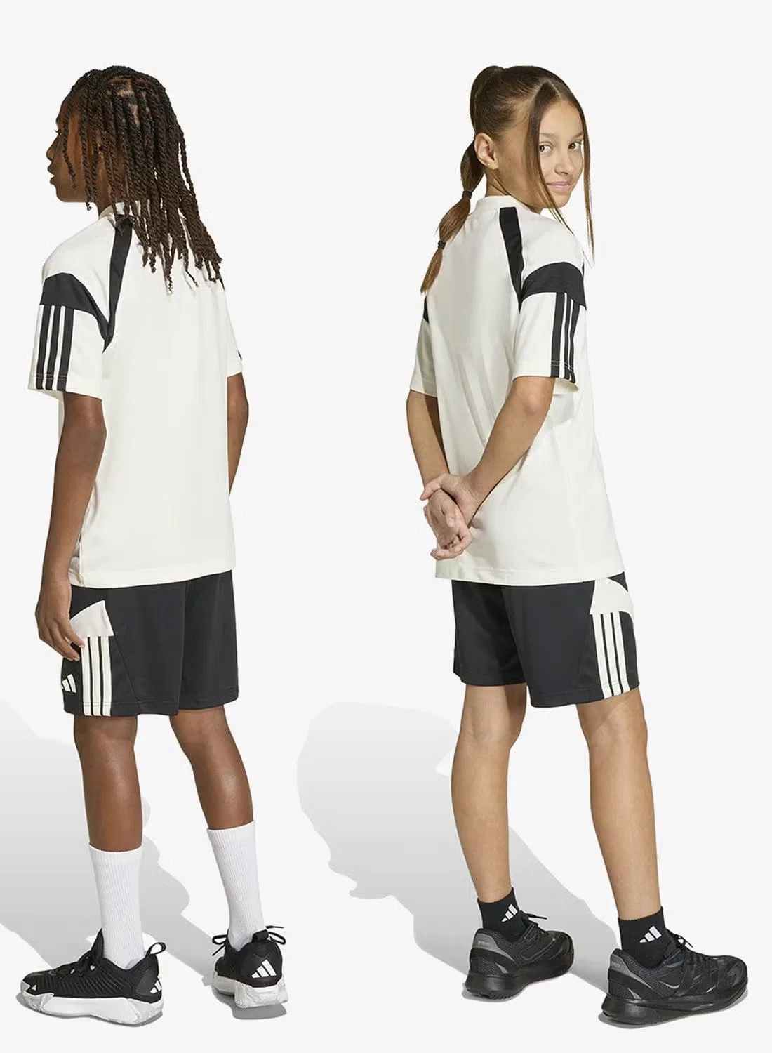 Шорты с логотипом House of Tiro Adidas, черный — фото 2