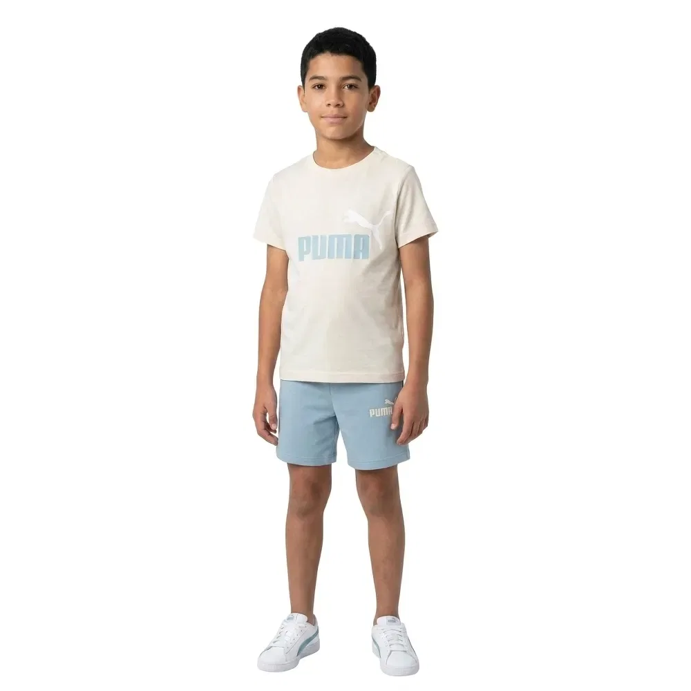 Детский комплект для девочек с коротким рукавом Minicats Ess Set Puma, Blue