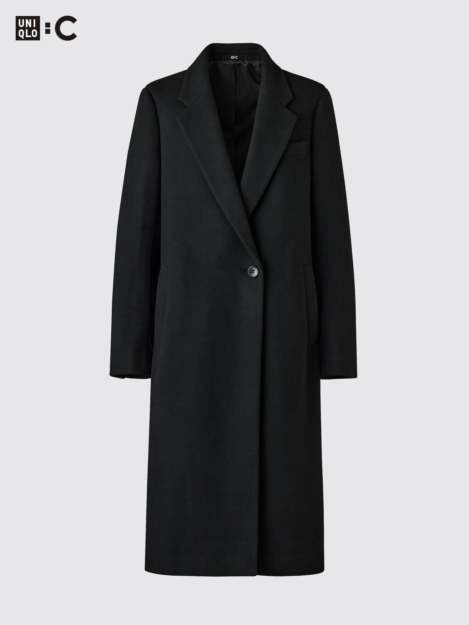 Пальто Uniqlo Long, 09 черный — фото 2