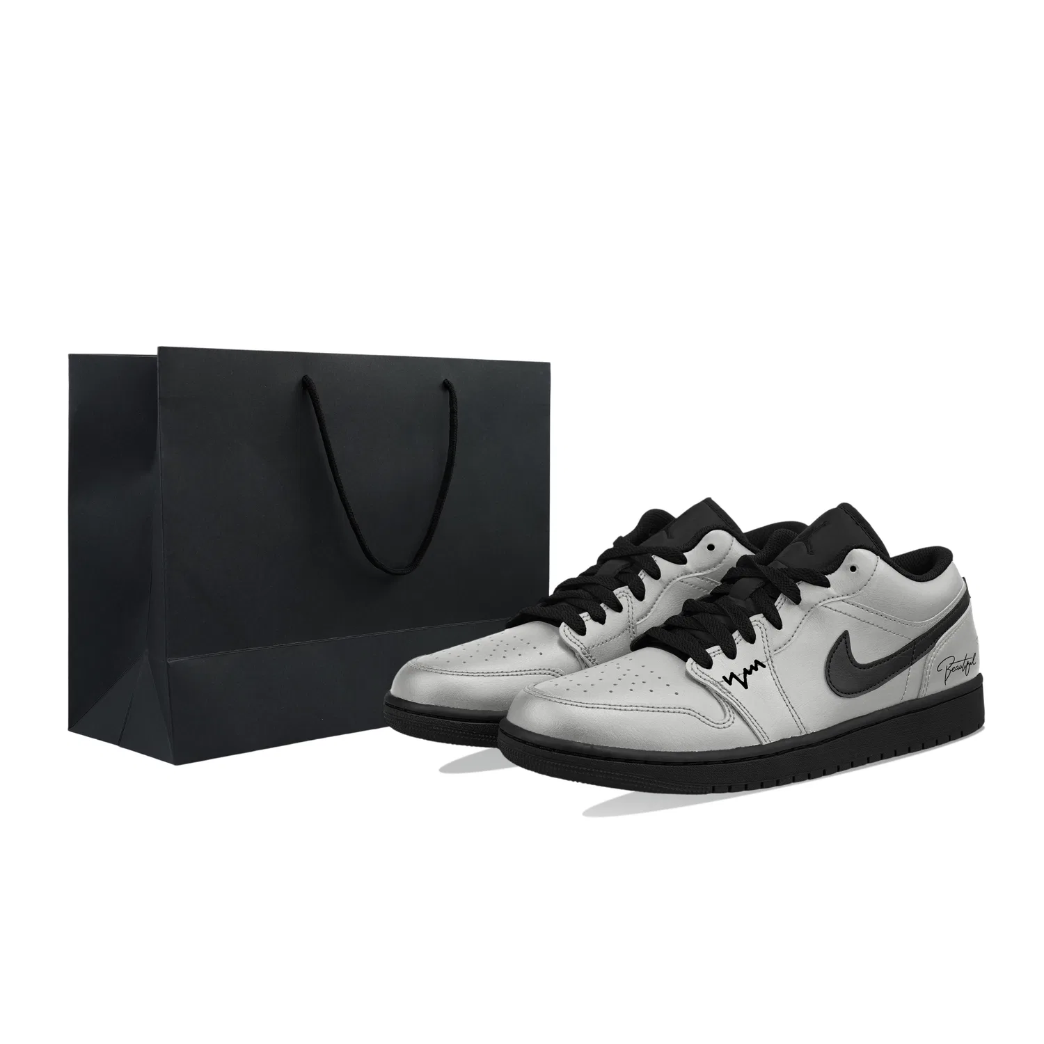 Кроссовки баскетбольные низкие Jordan Black Gray