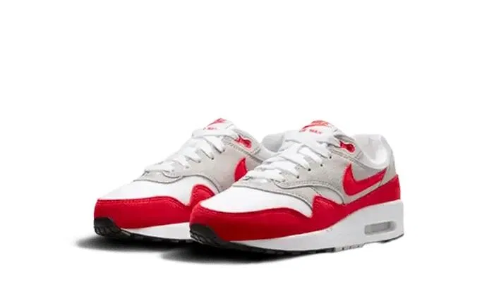 Детские кроссовки с воздушной амортизацией Air Max 1 Nike, Weiß Rot — фото 2