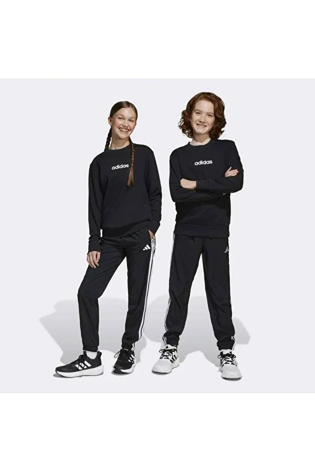Детские спортивные штаны для девочек скинни climacool Adidas, Black-White