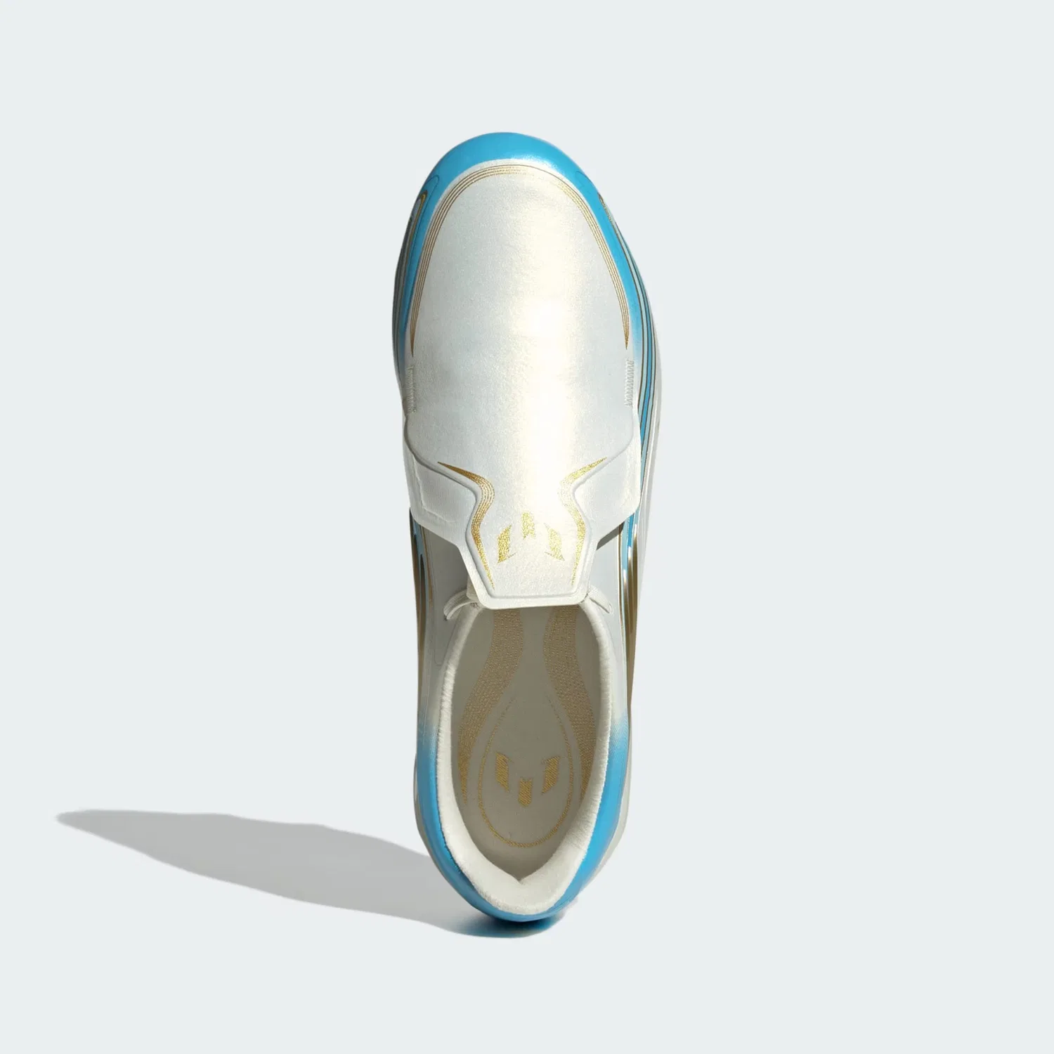 Спортивные кроссовки Adidas Performance F50 Messi Elite белого цвета — фото 2