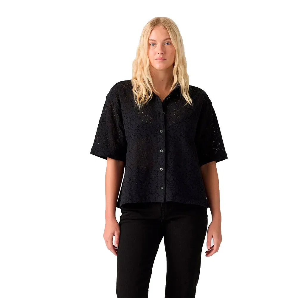 Женская рубашка с кружевом Harlie Levi's, Black