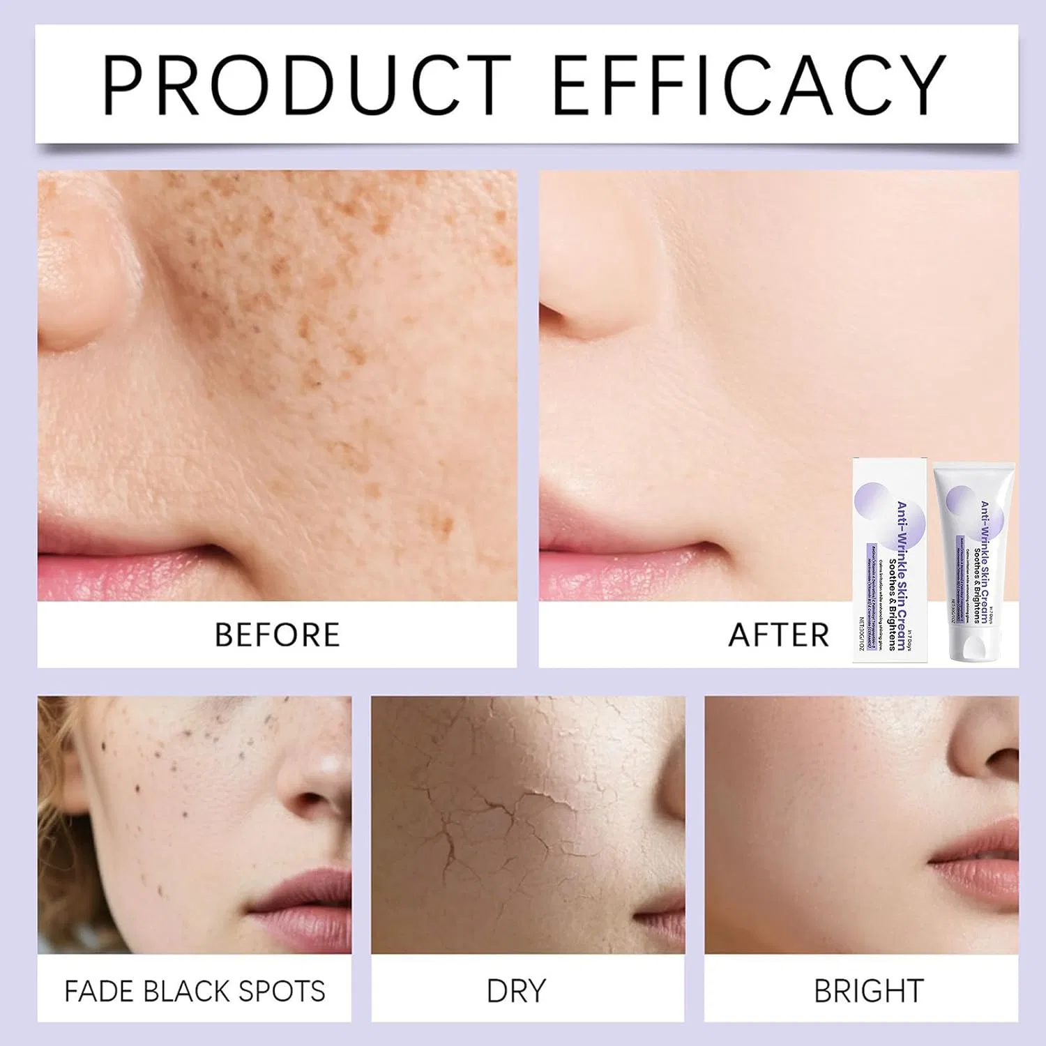 Крем для лица, увлажняющий, антивозрастной, для ночного ухода, 30 г Generic — фото 4