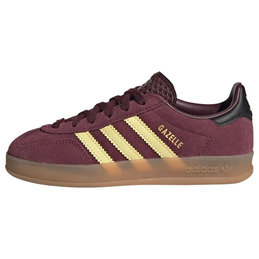 Кроссовки ADIDAS ORIGINALS 'Gazelle' винно-красного цвета