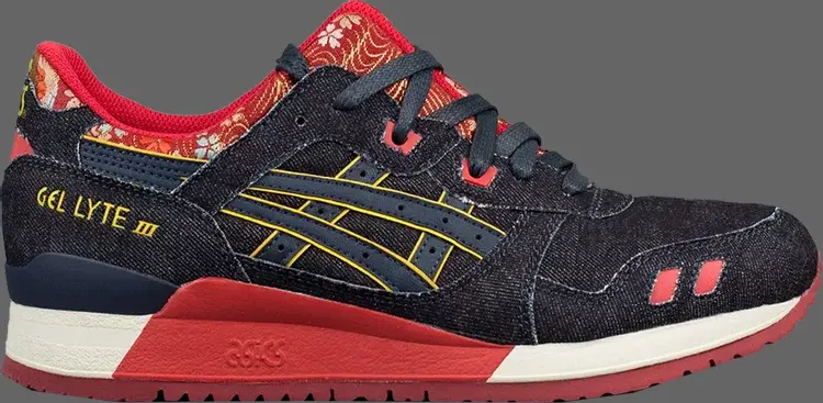

Кроссовки gel lyte 3 japanese denim 'kimono' Asics, синий