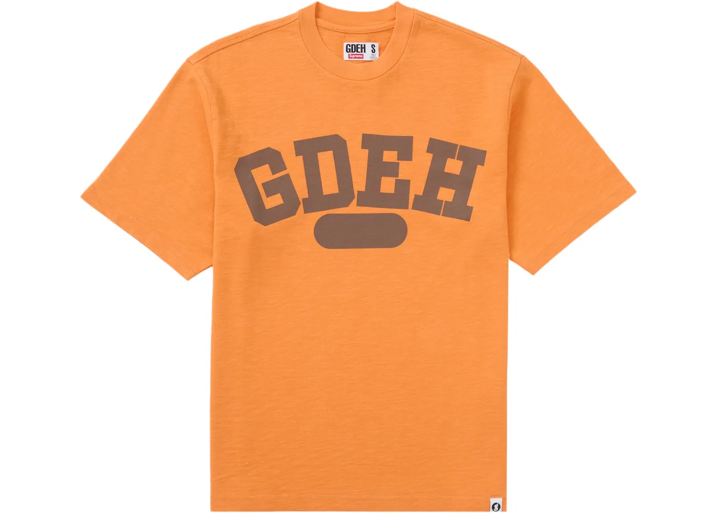 Мужская футболка с принтом Supreme GOODENOUGH S/S Top, Orange