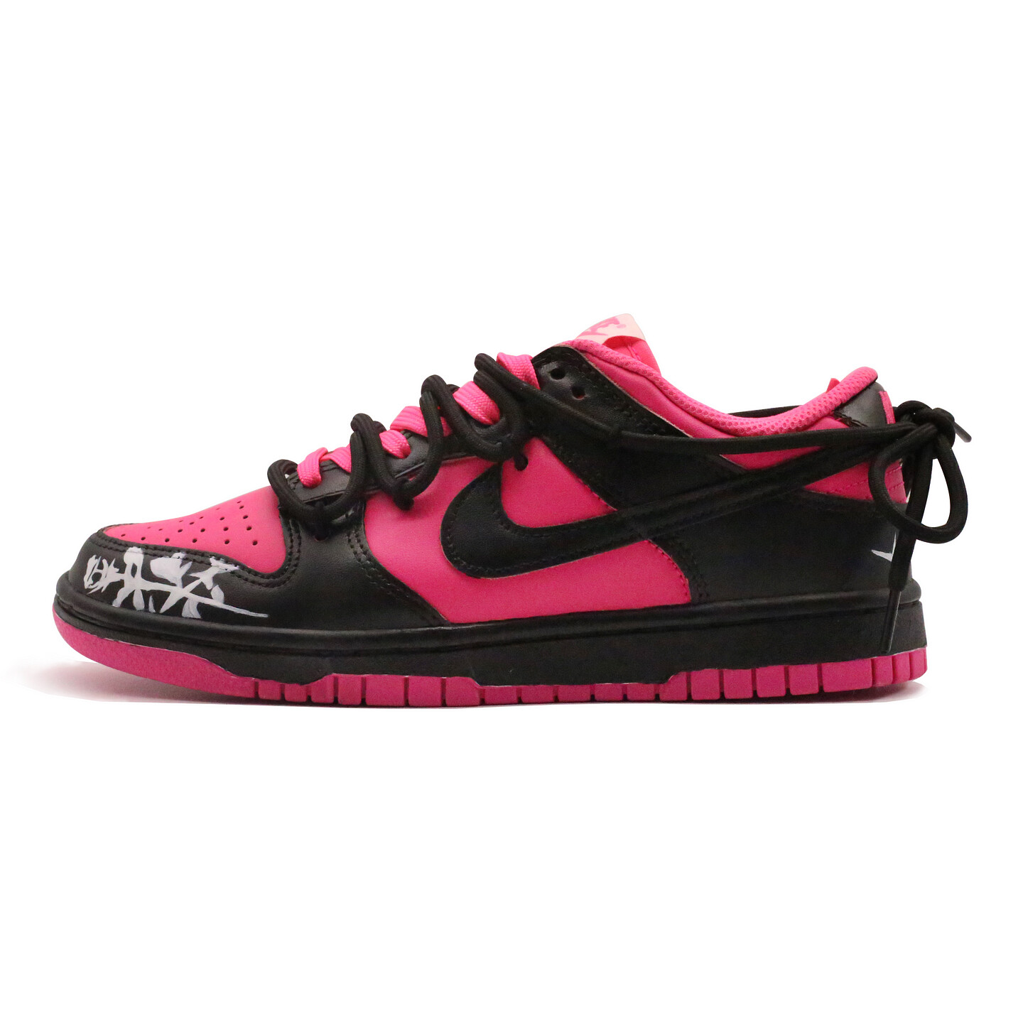

Кроссовки Nike Dunk Low-Top для скейтбординга, розовый/черный