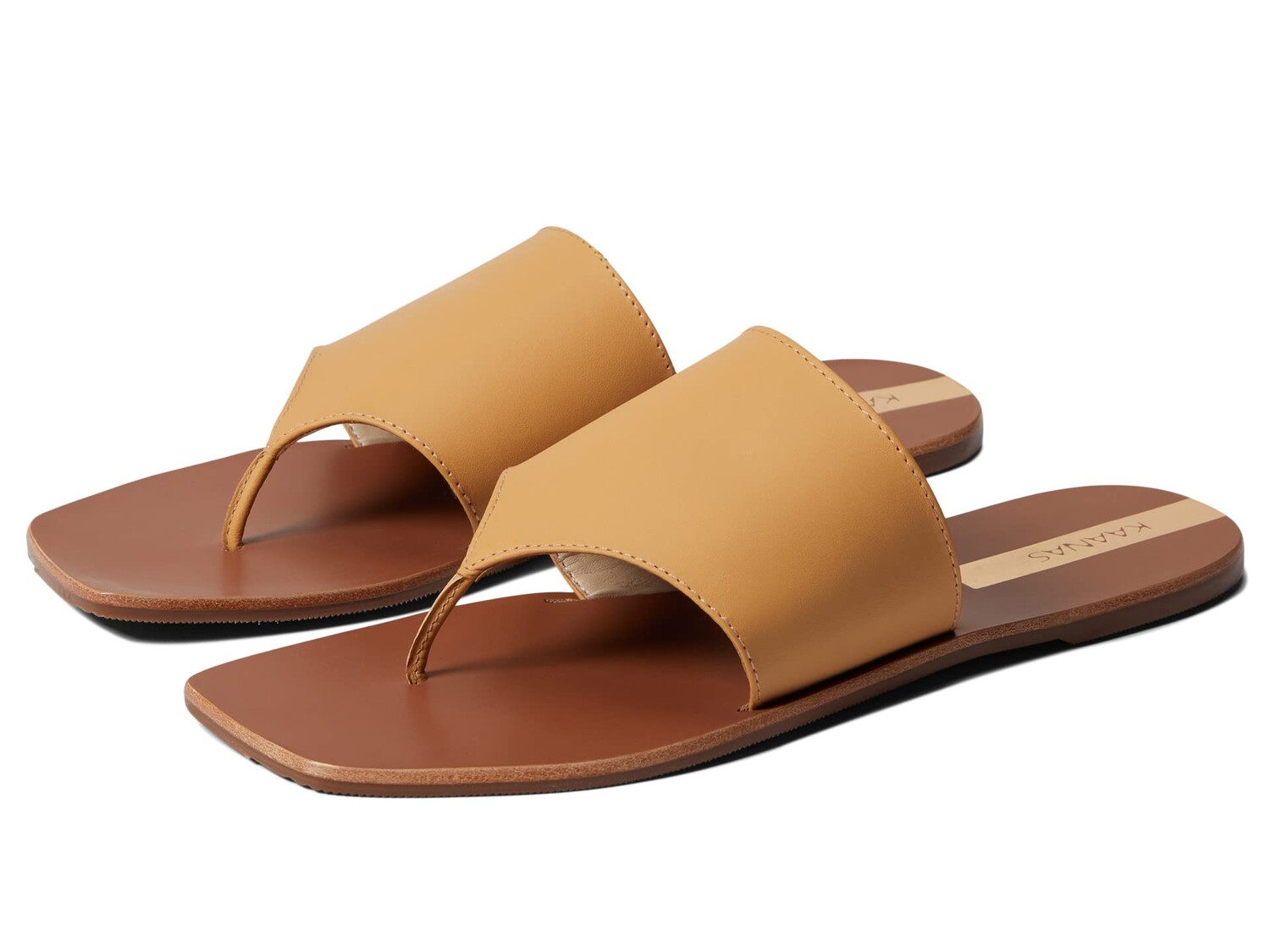 

Сандалии KAANAS, Maria Minimalist All Over Leather Thong Sandal